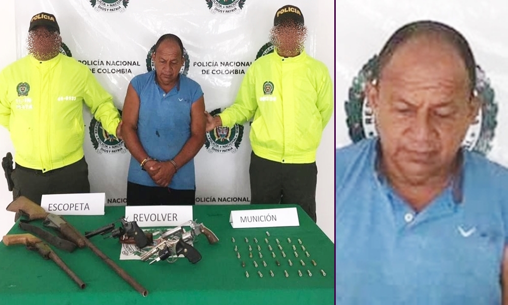 SIJIN lo capturó por empeñar ilegalmente armas de fuego