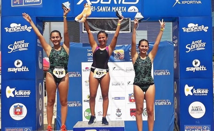 Estudiantes Unicosta destacan en III Copa Colombiana de Triatlón