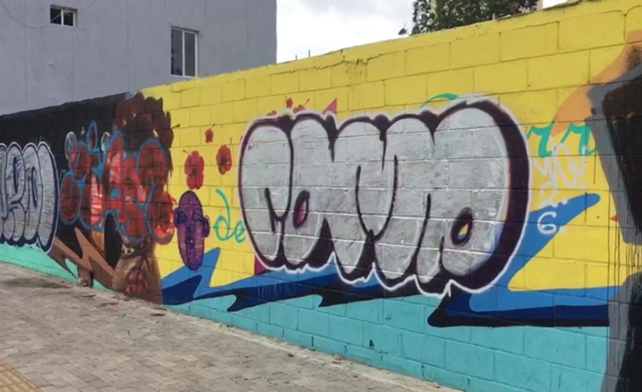 Terminan de dañar mural donde homenajearon a la novia de Barranquilla