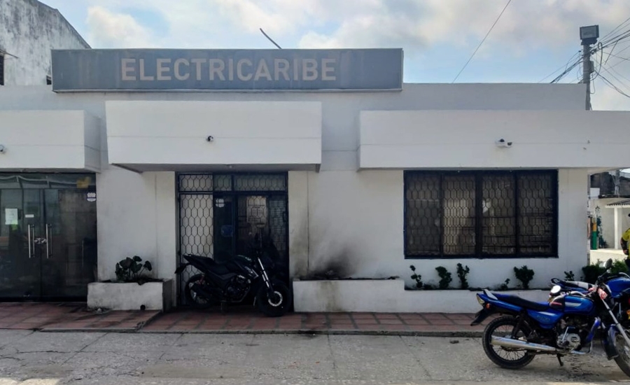 Electricaribe rechaza intento de agresión contra la oficina comercial en Baranoa