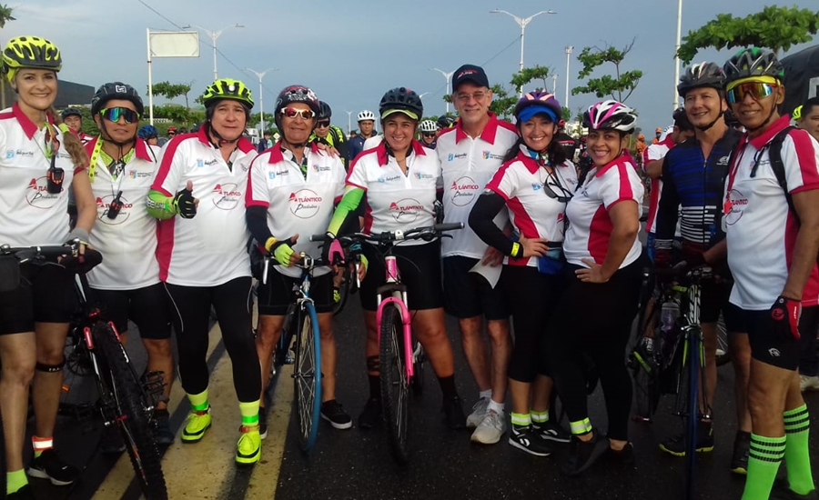 «Atlántico Pedalea» madrugó para la rodada de entrenamiento Sagan Fondo