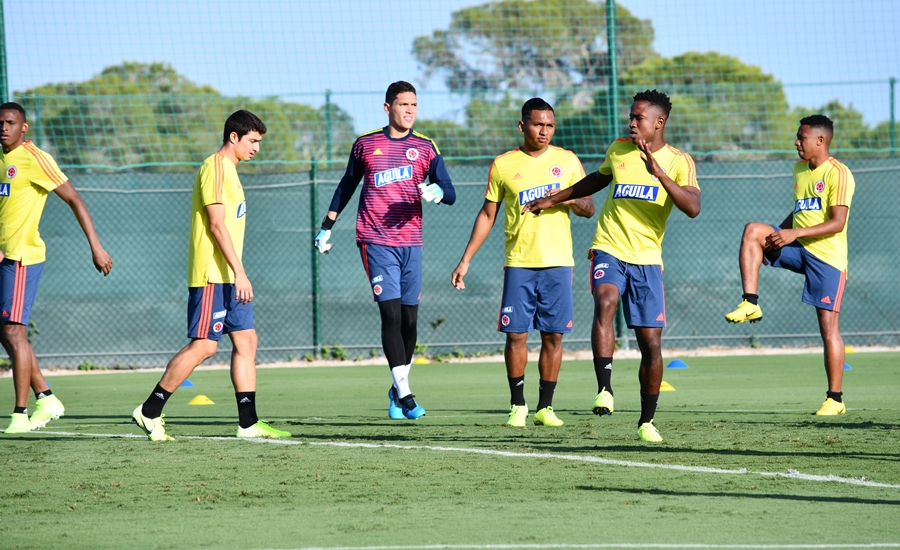 Selección Colombia entrenó en Alicante