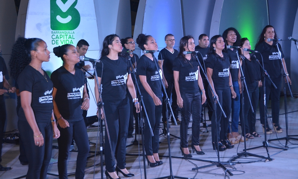 Fiesta de coros en Barranquilla, homenaje a Alberto Carbonell
