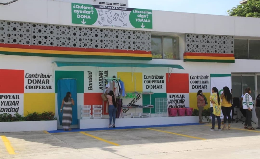 El ‘Muro de la Bondad’ llega a Colombia y se instala en la UCJ