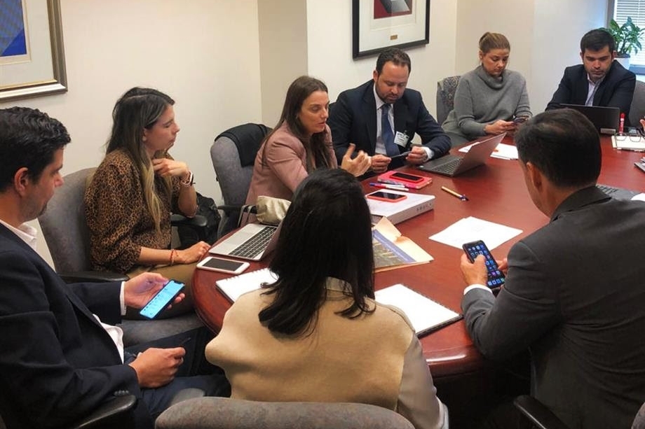 Consejera para las Regiones, Karen Abudinen, cumplió en Washington agenda preparatoria para la Asamblea del BID 2020