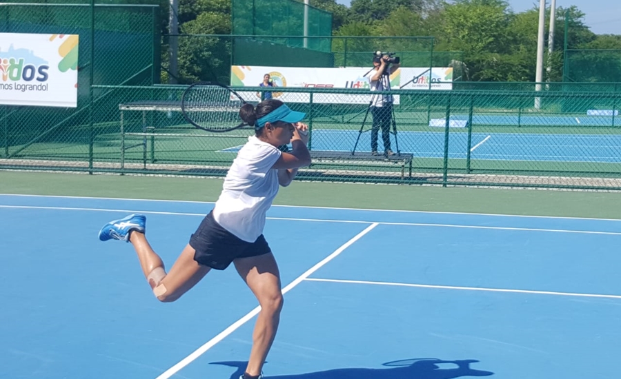 Atlántico volvió a ganar oro en tenis femenino, modalidad equipo, con María Fernanda Herazo y María Paulina Pérez