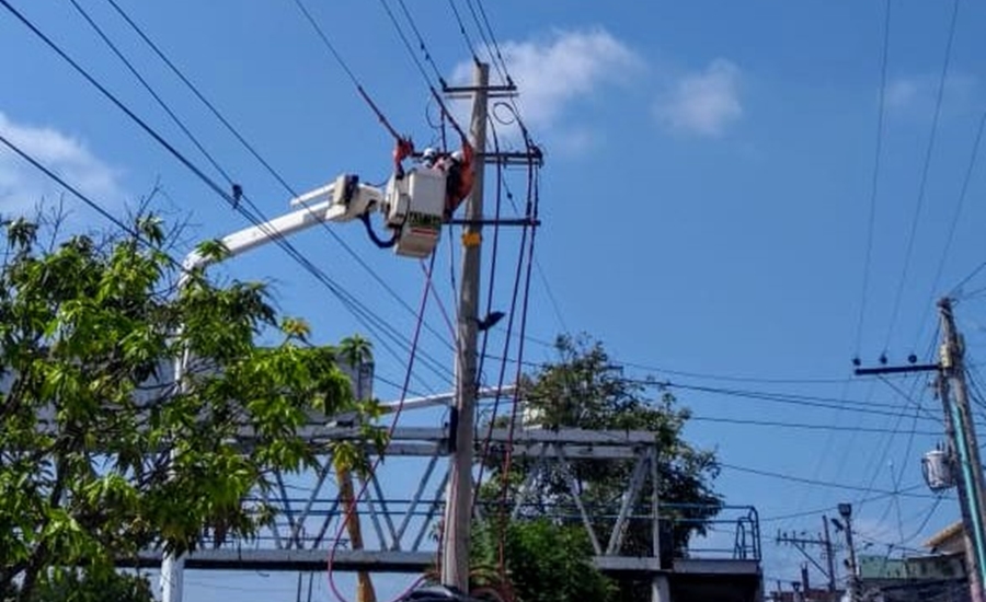 Trabajos de red de alta tensión en Malambo, Santo Tomás y Palmar de Varela