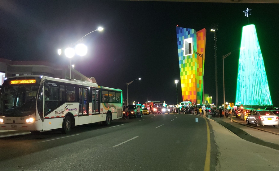 Transmetro activa Ruta Navideña a partir de este sábado 30 de Noviembre