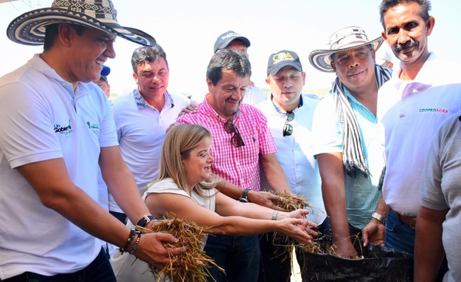 Entregan alimento para ganado del Atlántico afectado por la sequía