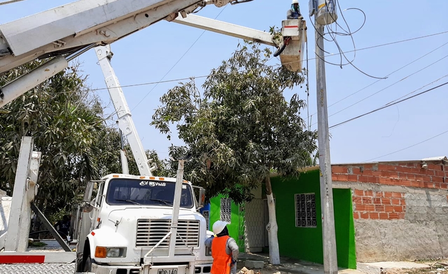 Electricaribe y Alcaldía de Soledad normalizaron el servicio en Viñas del Rey