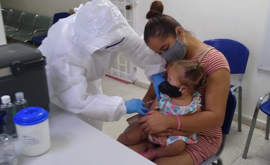Soledeños participaron activamente en el primer día de la Segunda Jornada Nacional de Vacunación