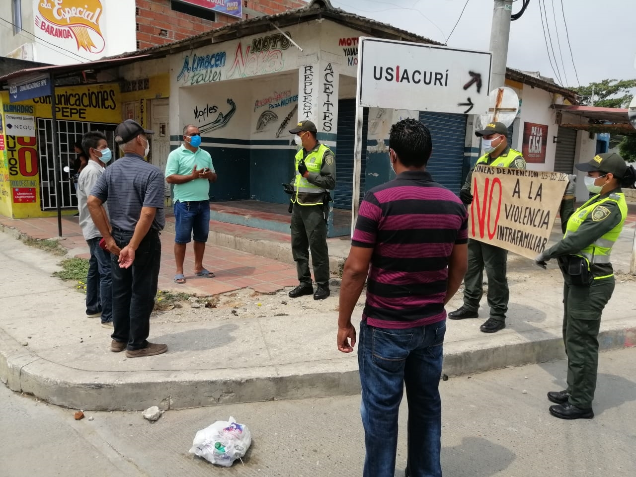 Patrulla en casa”, estrategia de la Policía del Atlántico contra violencia intrafamiliar