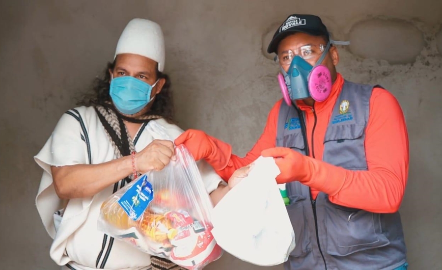 Comunidades indígenas asentadas en Soledad agradecen las ayudas alimentarias entregadas  por la Alcaldía