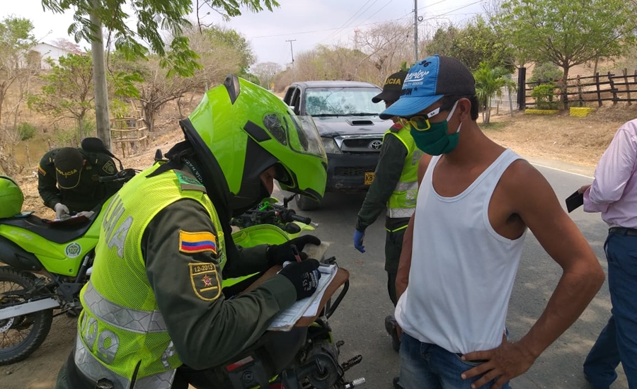 Más de 5 mil comparendos en el Atlántico por violar cuarentena
