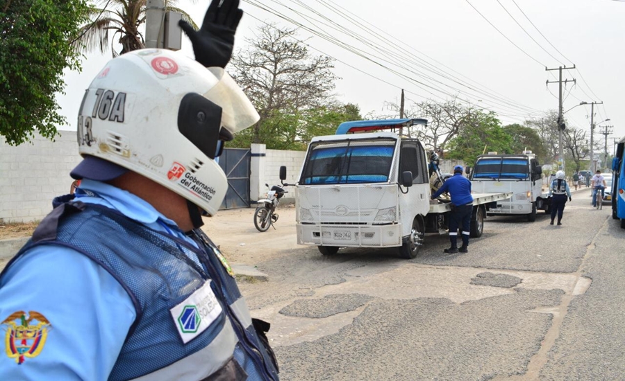 Tránsito de Soledad aplica pruebas para Covid-19 a sus agentes