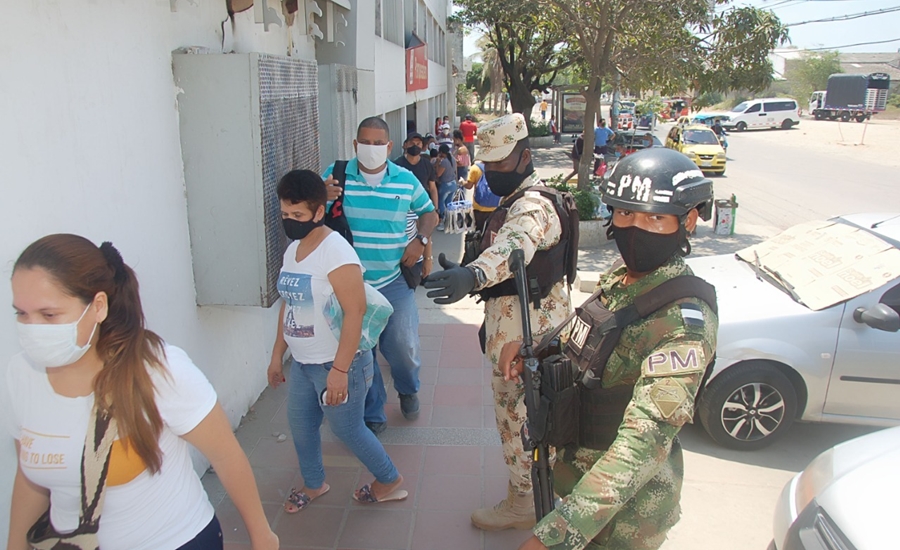 Soledad mantiene operativos durante el toque de queda