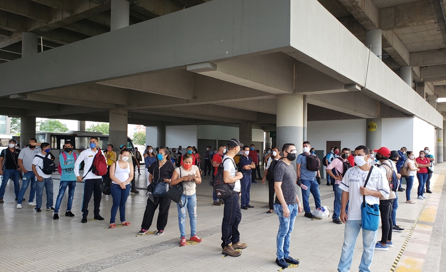 Nuevo récord de usuarios movilizados por Transmetro en la cuarentena