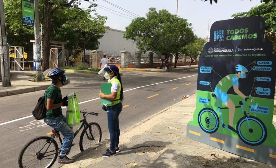 Barranquilla estrena 2,5 kilómetros de ciclorrutas adicionales