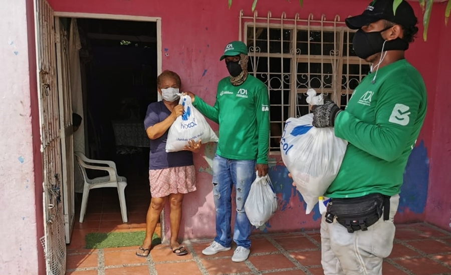 Distrito entregó 1.042 auxilios alimentarios a familias que están en cercos sanitarios