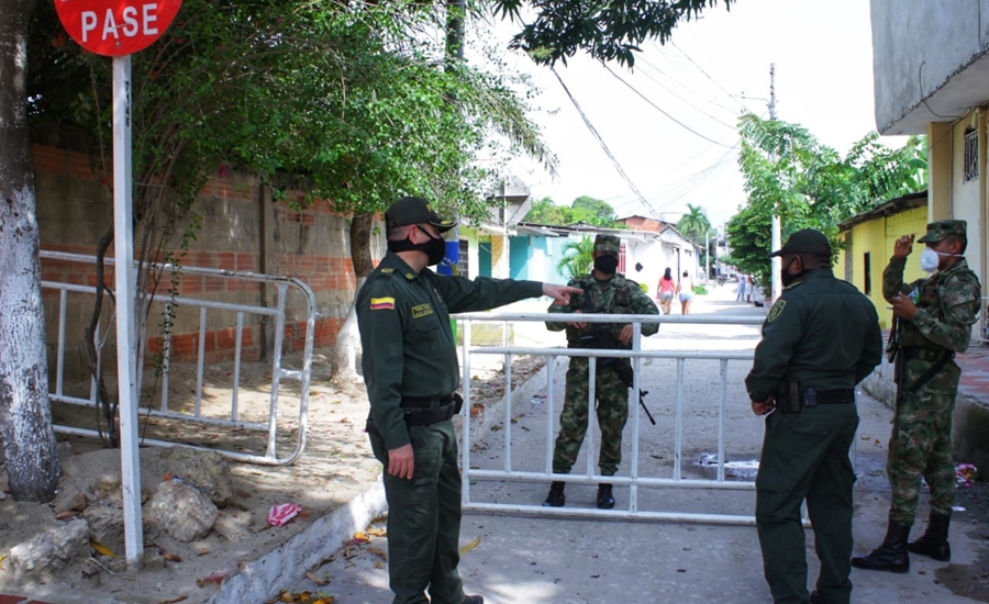 Cercos sanitarios en Soledad para aislar moradores contagiados con Covid-19
