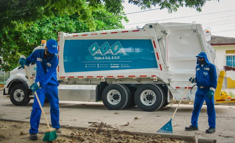Triple A asume directamente la operación de aseo en Barranquilla y adquiere nueva flota de camiones amigables con el medio ambiente