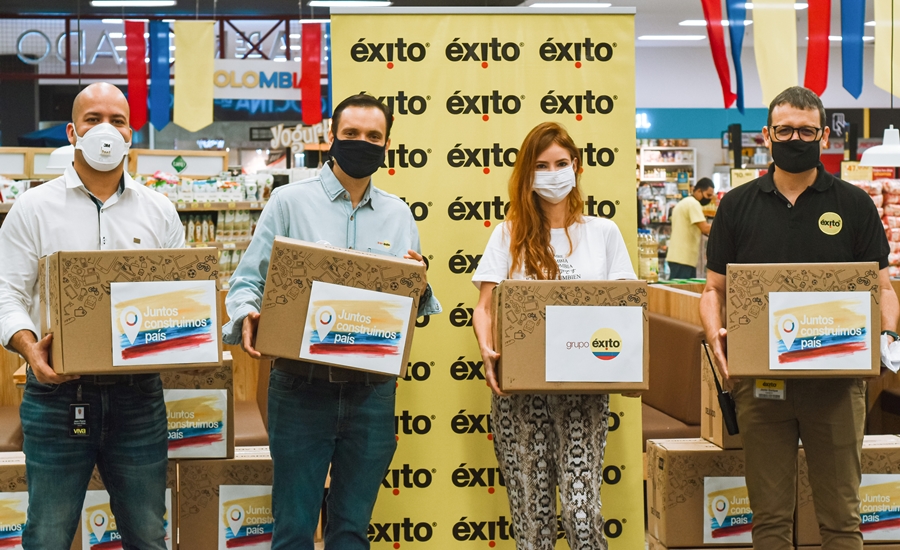 Barranquilla recibió más de 9.000 tapabocas donados por la primera dama de la Nación y Grupo Éxito