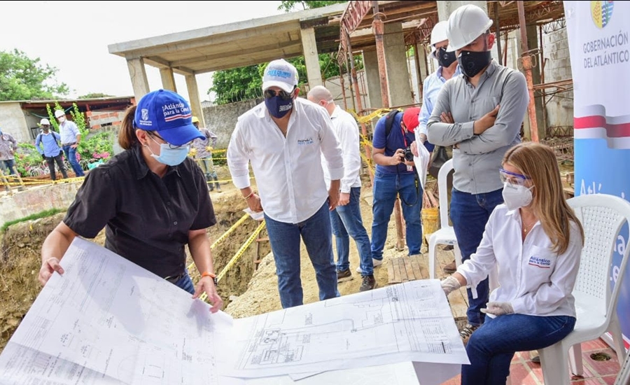 A toda marcha avanzan obras de infraestructura en Puerto Colombia