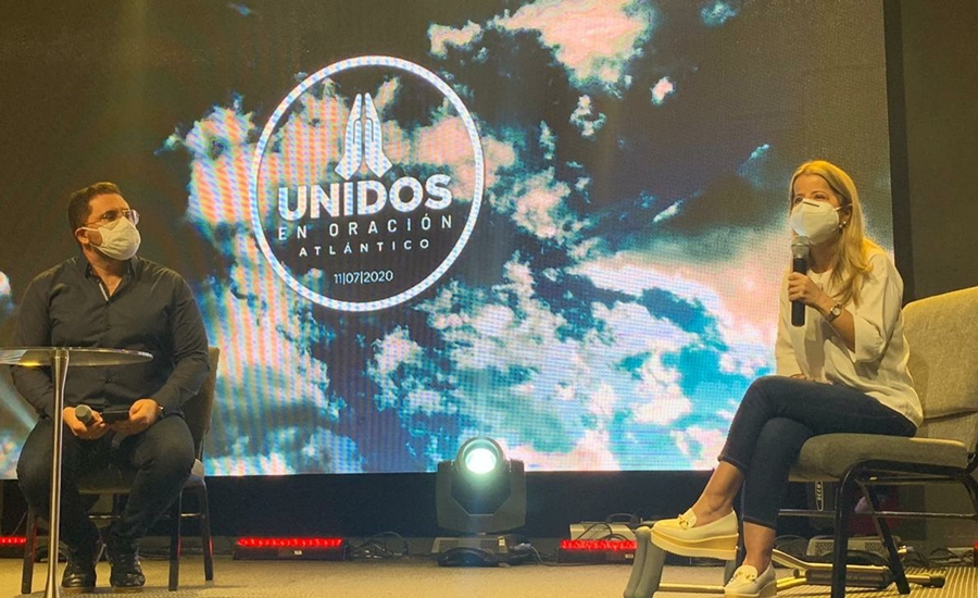 Gobernadora se unión a jornada de oración por la salud de los atlanticenses
