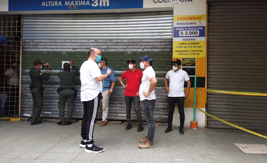 7 establecimientos cerrados y 30 comparendos por incumplir normas sanitarias en Centro de Barranquilla