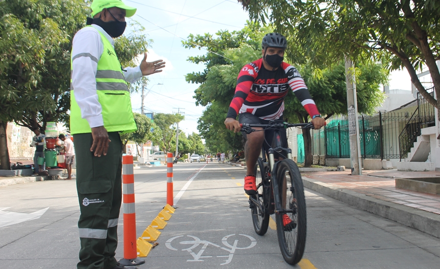 Barranquilla implementa más kilómetros de bicirutas