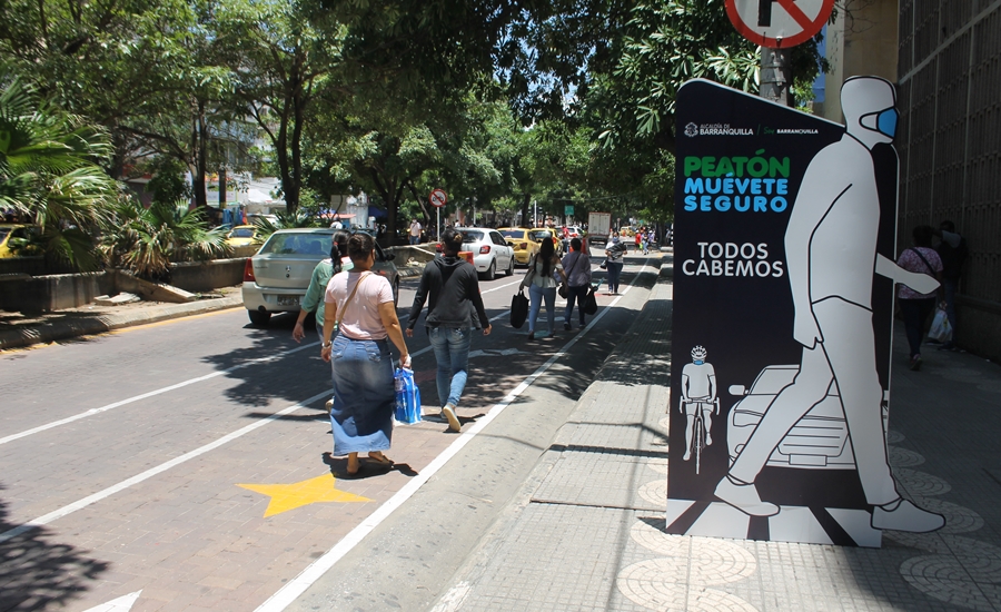 Con más espacio para peatones y ciclistas en el Paseo Bolívar, Distrito promueve distanciamiento físico y movilidad sostenible