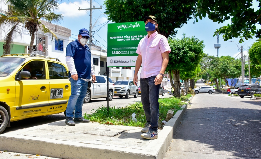 Alcalde Pumarejo inspeccionó obras en 8 bulevares: más espacios y zonas verdes para Barranquilla