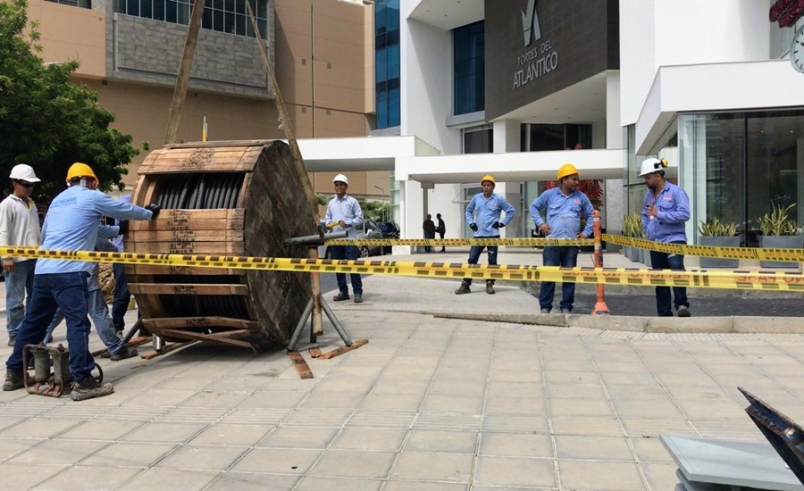 Electricaribe realiza instalación de redes subterráneas en el sector Buenavista