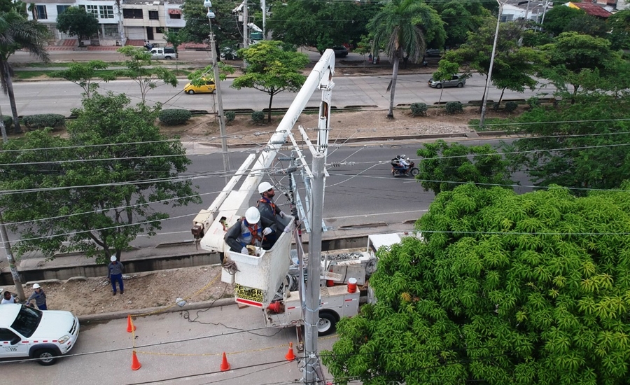 Electricaribe realiza mejoras eléctricas en sectores de Barranquilla