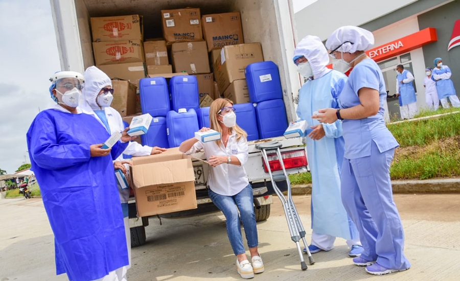Gobernación entregó oxímetros y elementos de protección personal en Manatí y Santa Lucía