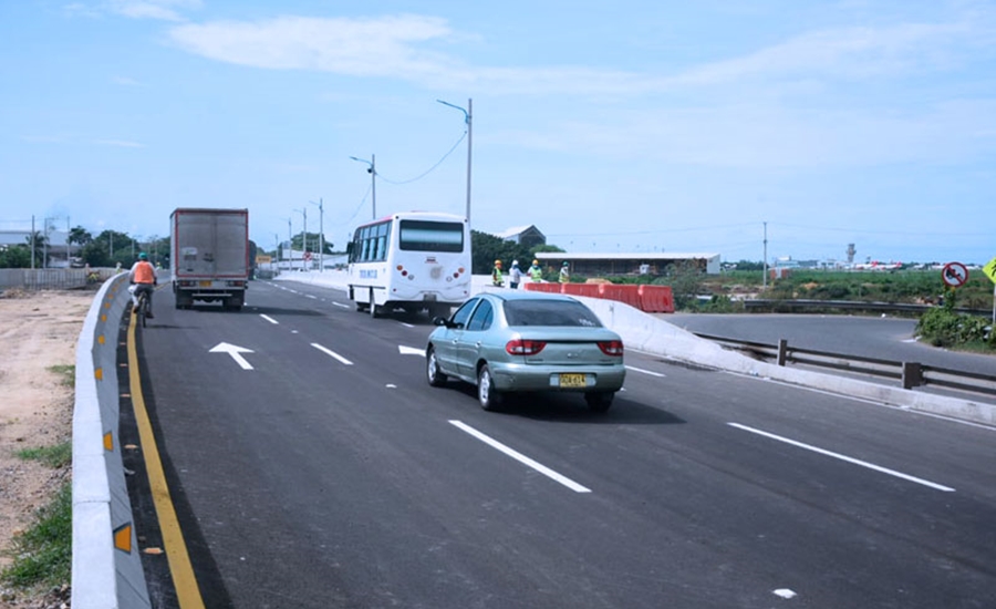 Gobernación habilitó calzada de la calle 30 sobre el puente La Virgencita