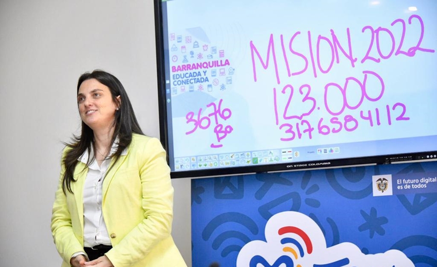 “Estudiantes y ‘profes’ recibirán 90 mil equipos para acelerar la transformación digital del sector ”: ministra Karen Abudinen
