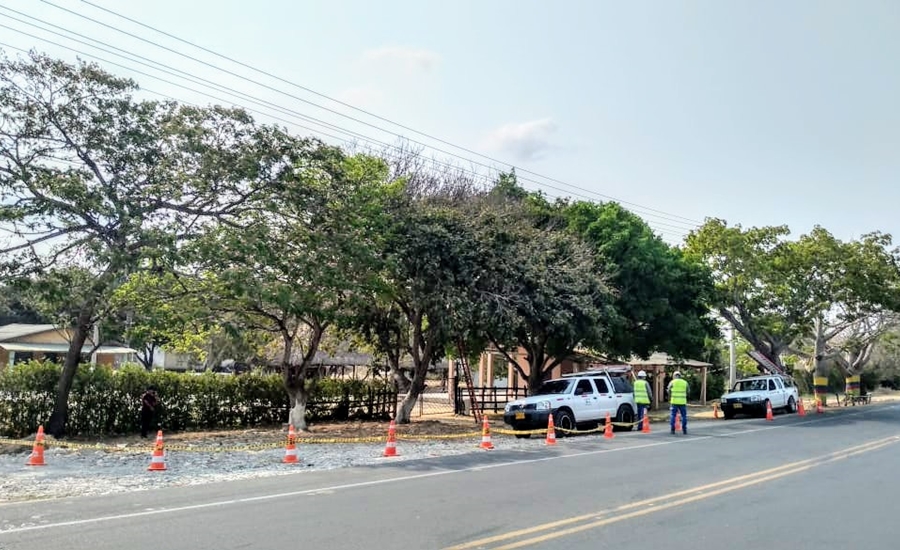 Continúa la instalación de redes eléctricas en Malambo