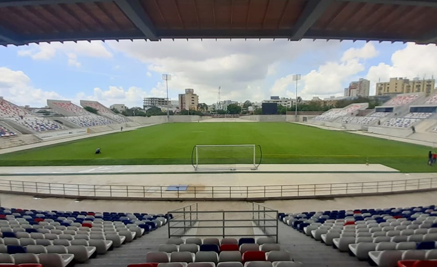 Todo listo para el partido de Superliga Junior-América en el Romelio Martínez