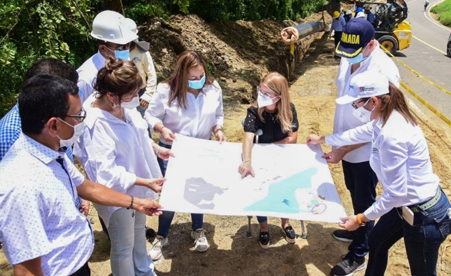 ”Nueva línea de conducción de agua potable beneficiará a 32 mil habitantes del Atlántico”: Elsa Noguera
