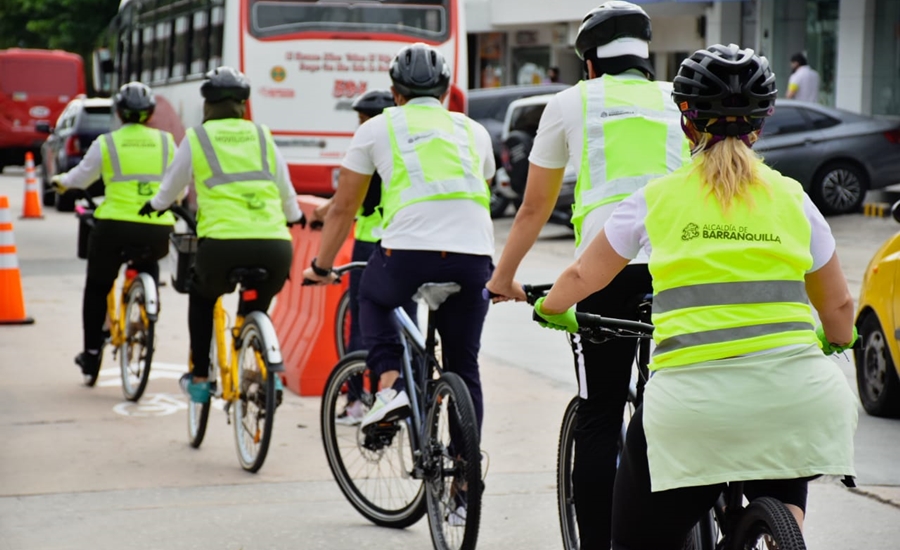 En bici al trabajo, ¡Barranquilla Abre Segura!