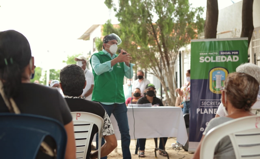 Moras Occidente de Soledad será el primer barrio beneficiado con titulación y mejoramiento de viviendas