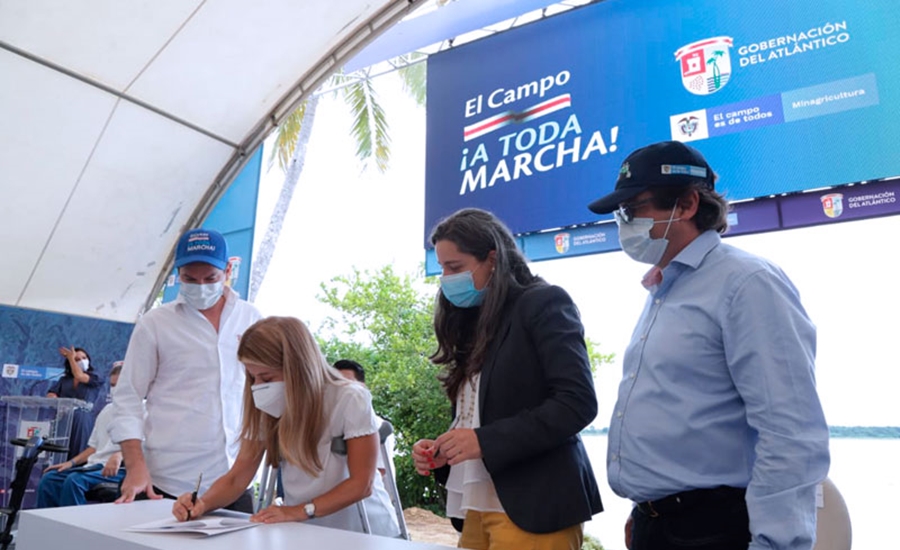 «Hoy dimos los primeros pasos para garantizarle futuro al campo del Atlántico»: Elsa Noguera
