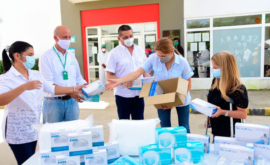 Hospitales de Piojó, Juan de Acosta y Tubará recibieron nueva dotación de elementos de protección