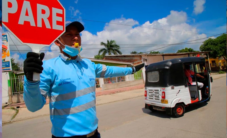 Tránsito del Atlántico y municipios trabajan unidos por la seguridad vial