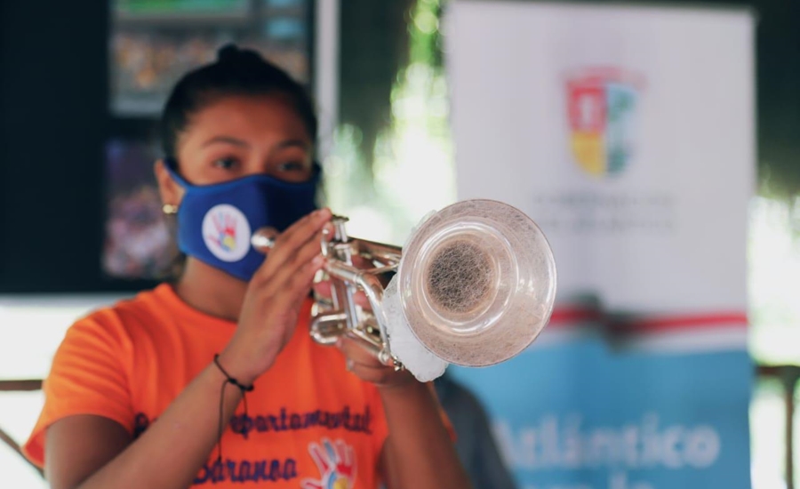 Banda de Baranoa, primer proceso musical de Colombia que retoma actividades con bioseguridad