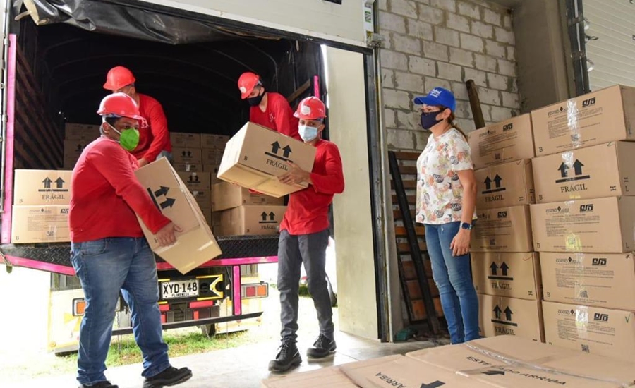 Gobernación del Atlántico recibe más de un millón de elementos de protección personal del Gobierno Nacional