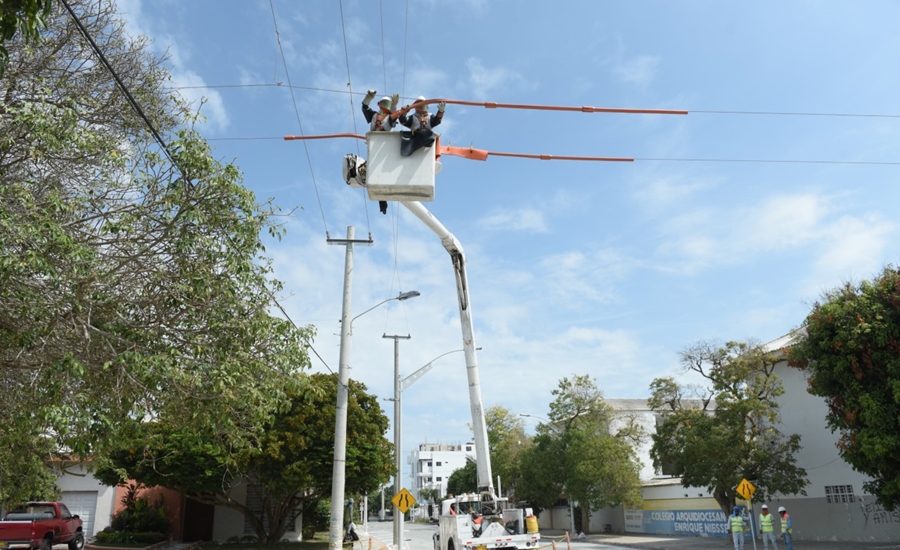Air-e adelanta obras de mejora en sectores del norte de Barranquilla