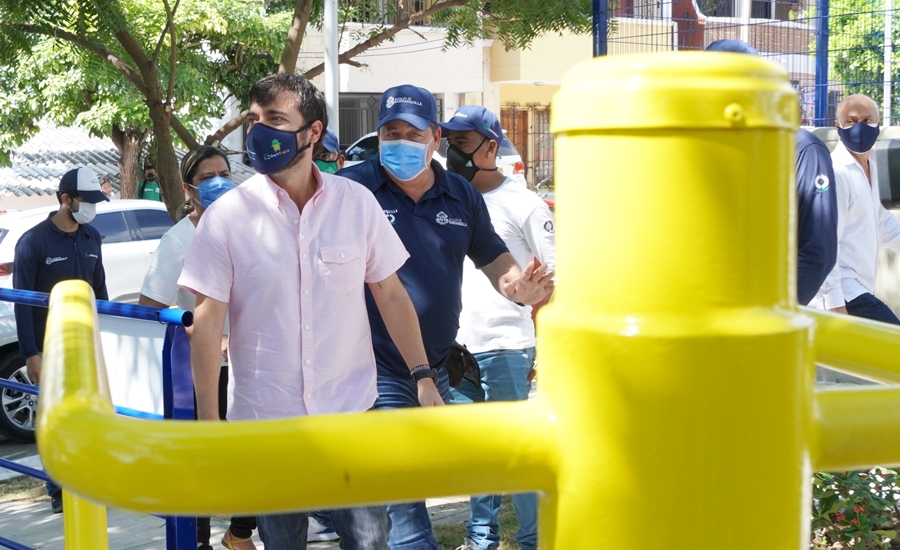 En el barrio Olaya, nuevo parque rinde homenaje a uno de sus líderes