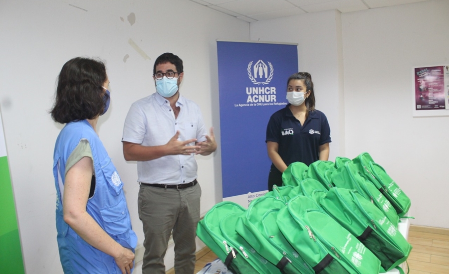Niños migrantes venezolanos recibieron guías pedagógicas para su refuerzo escolar
